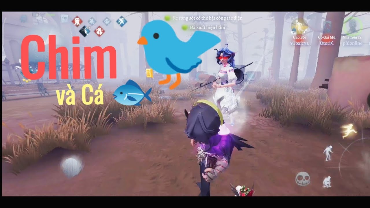 CHIM BÓI CÁ 🐟🎏. Khi bạn chơi 3 mà thắng 1 kiểu. [Identity v]