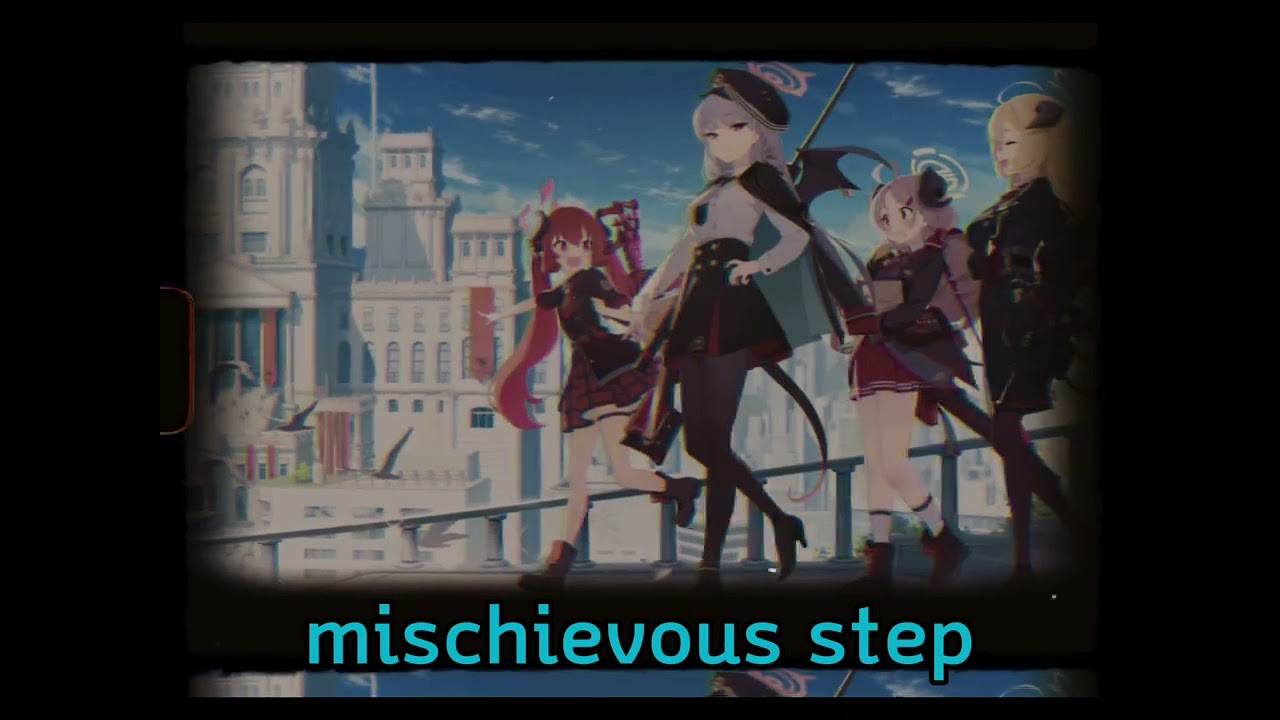 Blue Archive OST theme 3: mischievous step(pitch down)