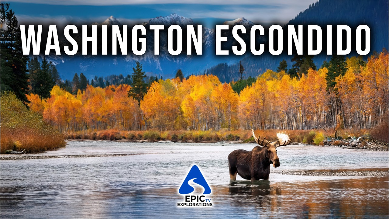WASHINGTON ESCONDIDO | Os Lugares Mais Incríveis e Joias Ocultas de Washington, Estados Unidos | 4K