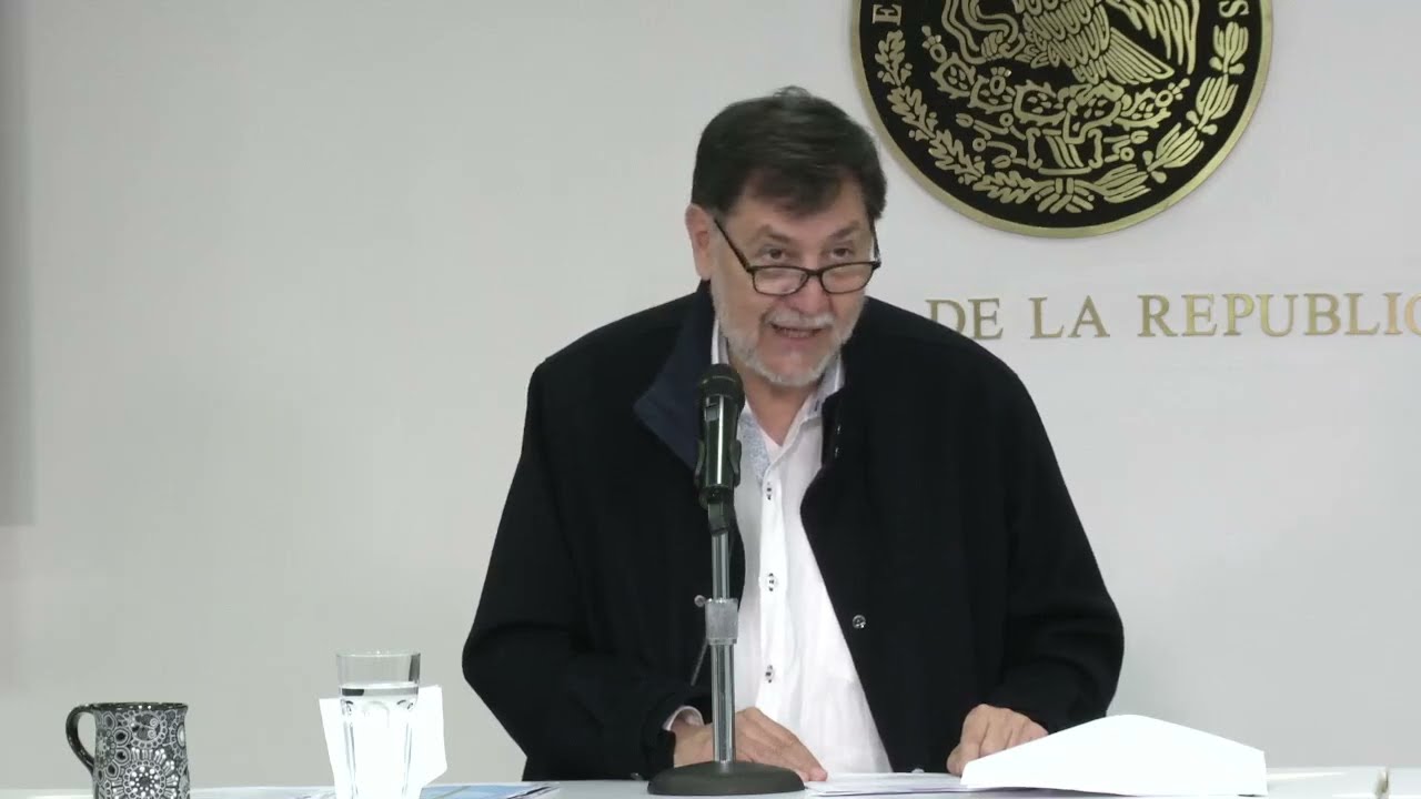 Conferencia de prensa del presidente de la Mesa Directiva, Gerardo Fernández Noroña