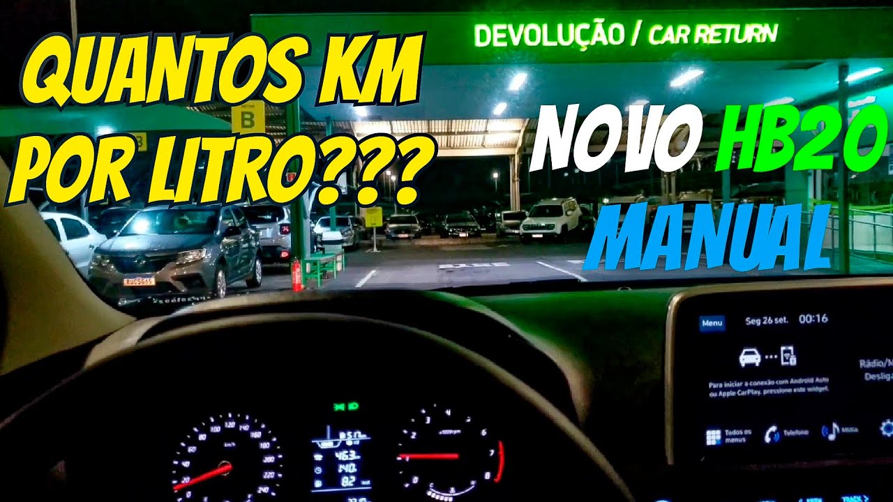 *HB20 2023* TESTEI O CONSUMO DO NOVO HB20 1.0 MANUAL!
