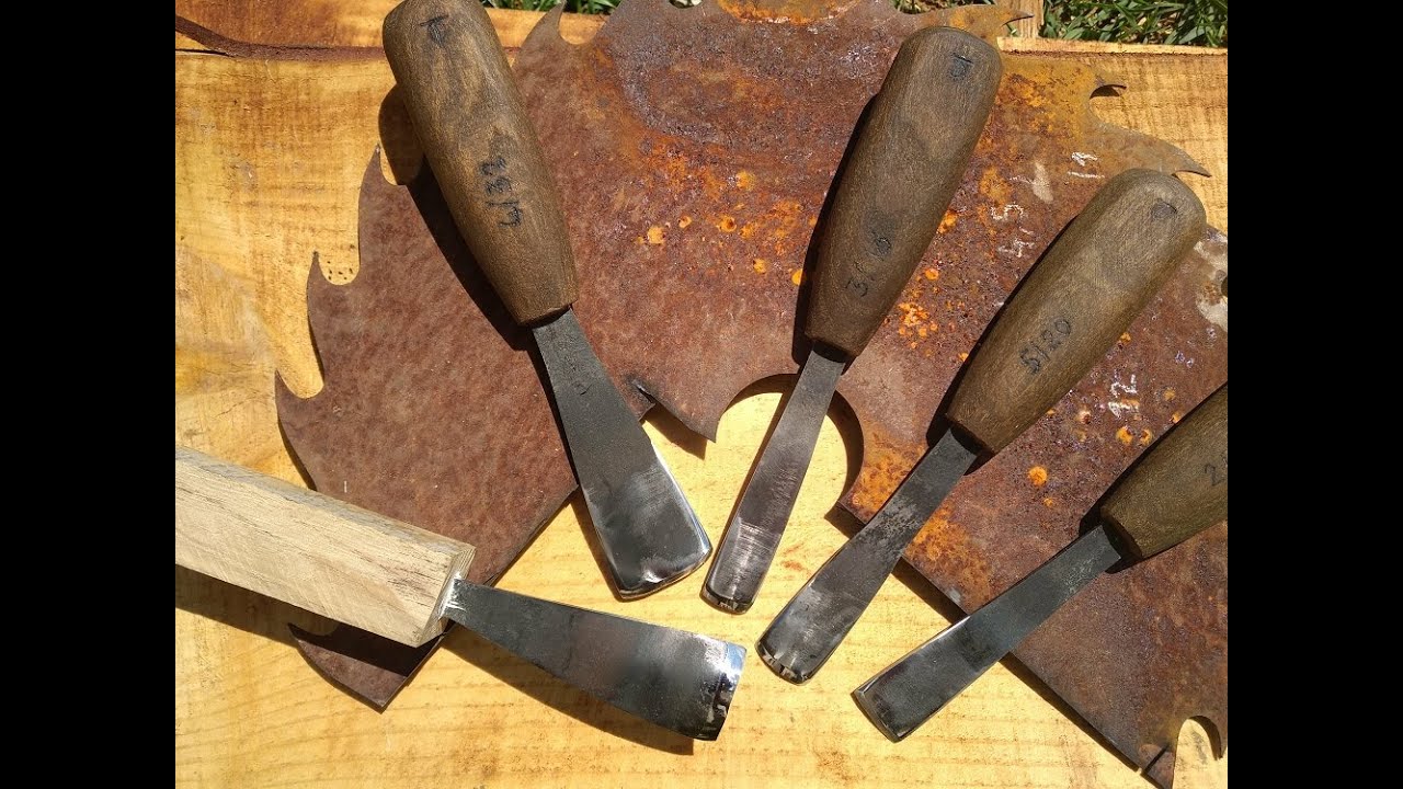 fabriquer ses gouges de sculpture avec une lame de scie circulaire