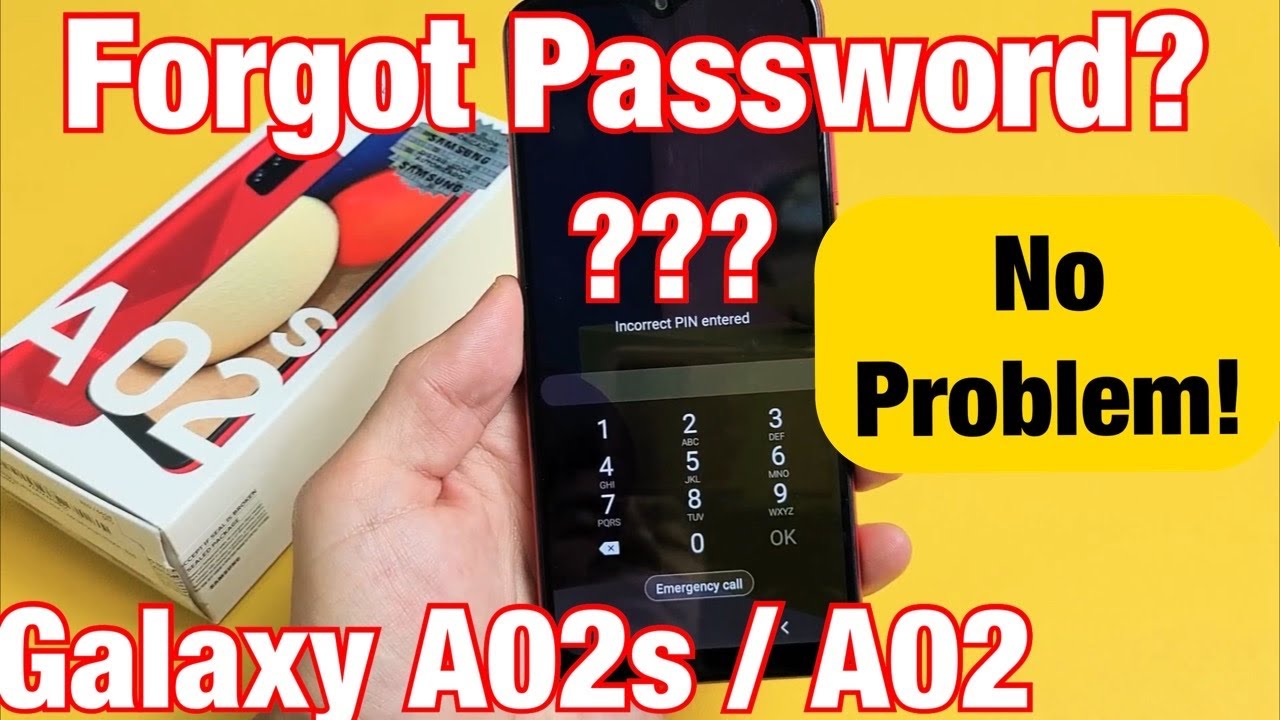 Galaxy A02s / A02: Forgot Password? Can't Factory Reset? WATCH THIS!