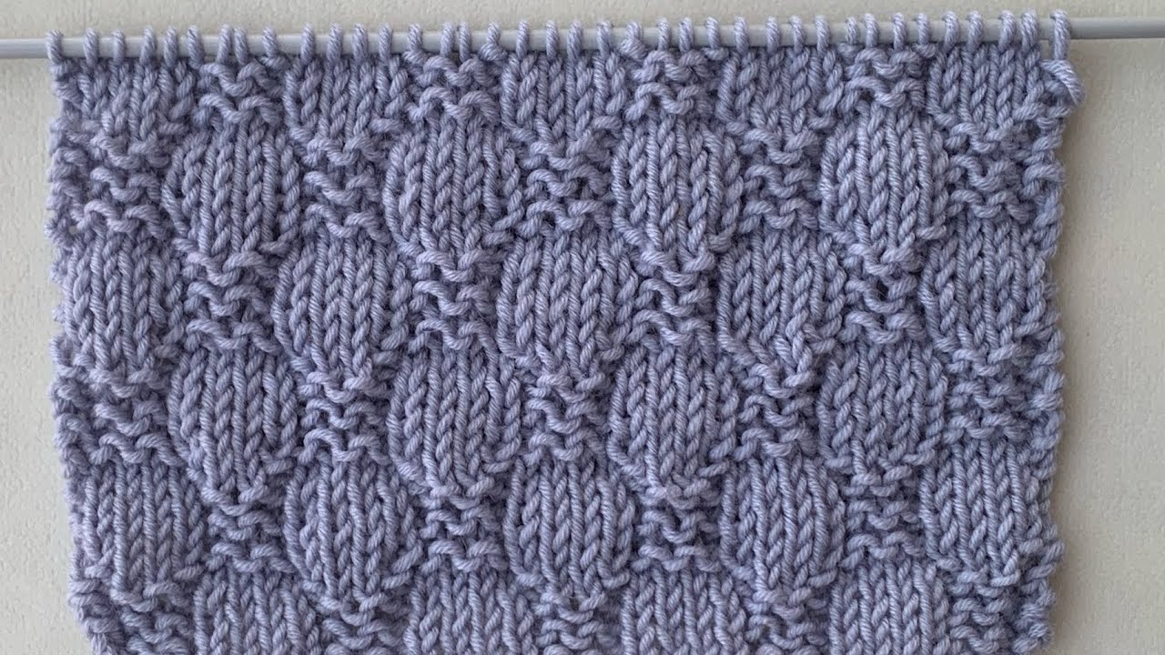 Punto ai ferri semplice solo diritto e rovescio.Tutorial per principianti. Per maglie e cappelli n17
