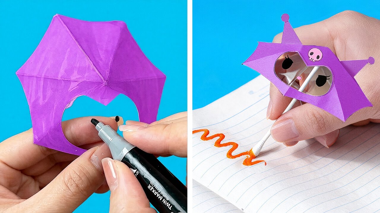 💜 人気のペーパークラフト 🎨 誰でも作れるかんたんDIY 🌟