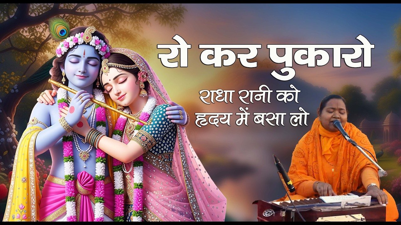 भावपूर्ण राधा कृष्ण भजन - Shyama Meri Thakurani Shyam Mere Thakur | जगद्गुरु कृपालु जी भजन