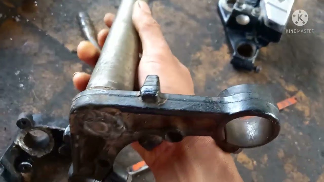 tips supra 125 Pakai skok depan Megapro #ayago #supra125skokgl #modifsupra125semitrail #modifikasi