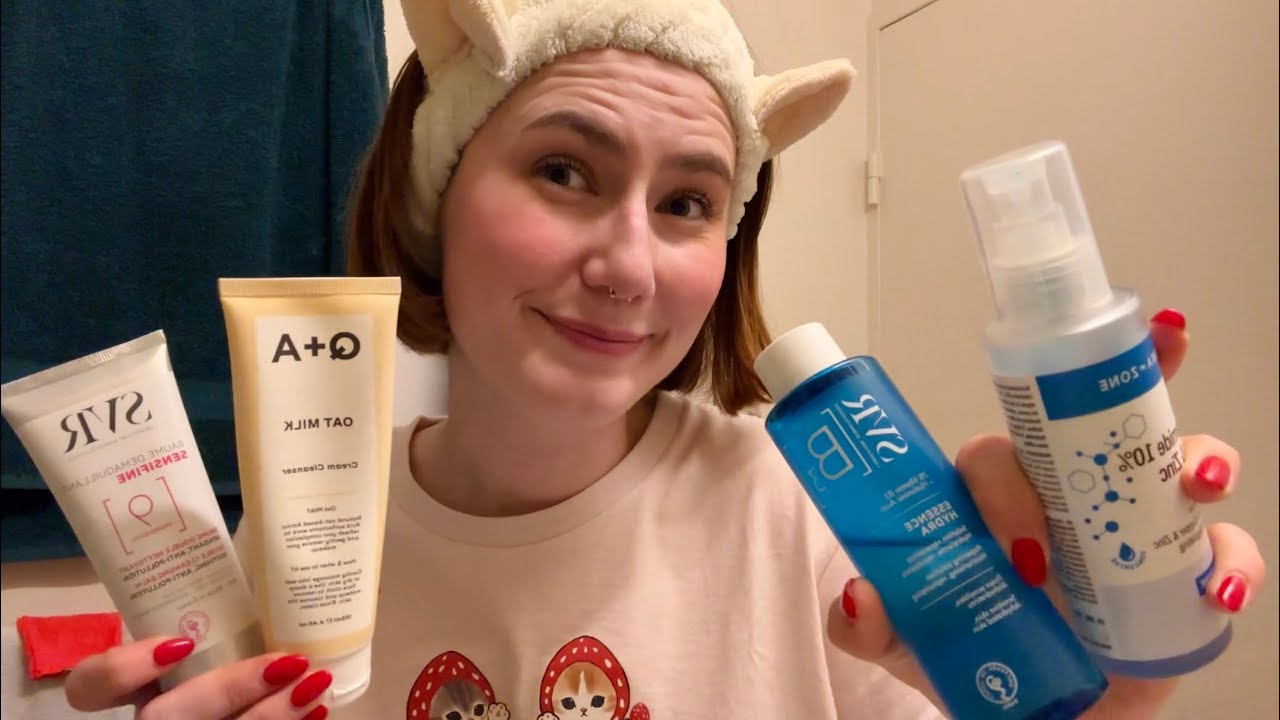 Ma skincare du soir 💆‍♀️​ Lofi ASMR FR 🎙️​ iPhone Mic