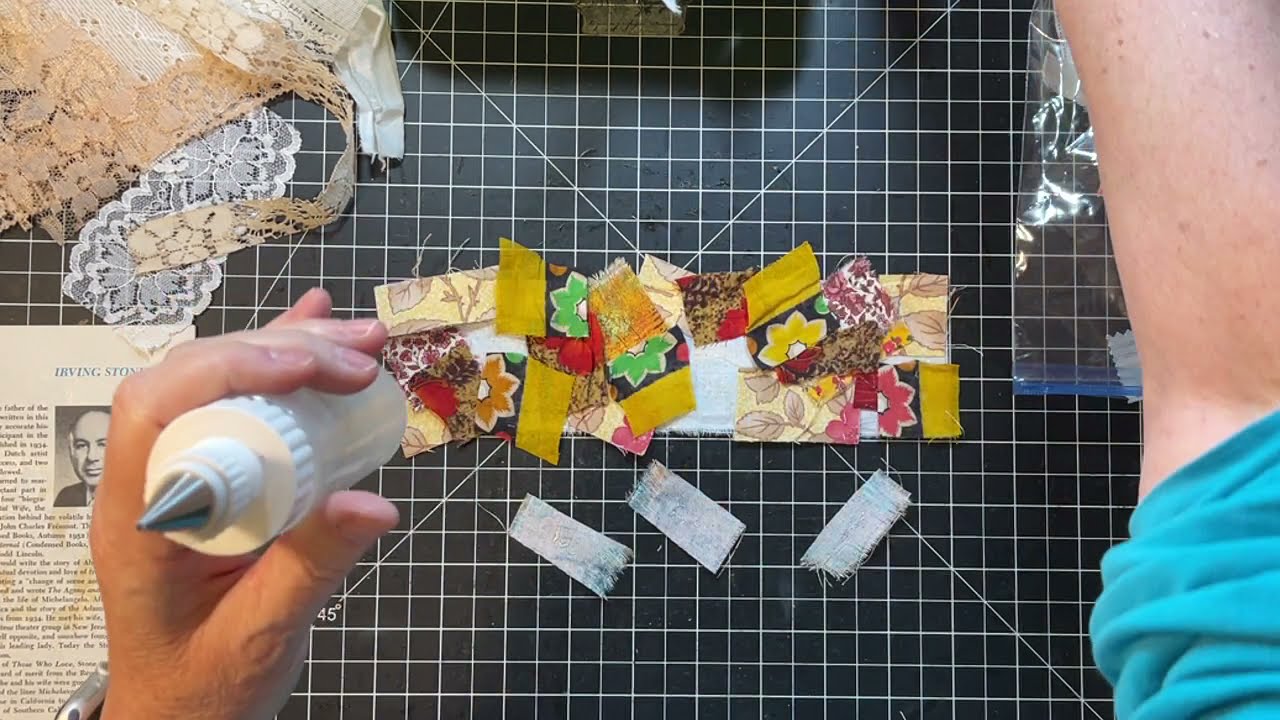 Scrappy Saturday! - Fabric Scraps - Slow Stitch Piece/Snippets/Clusters!