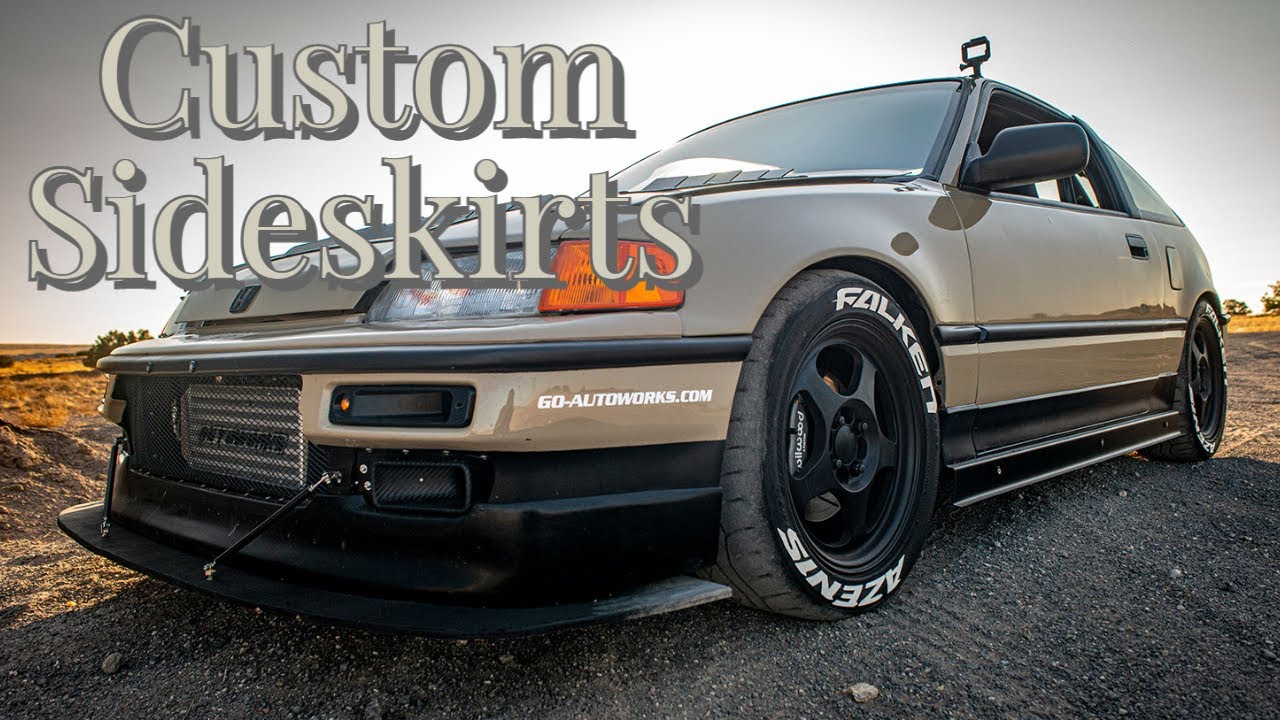 Honda CRX DIY Sideskirts Ep. 48