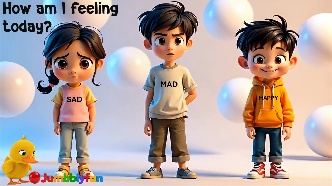 How Am I Feeling Today? | Feelings Song for Kids | Emotional Learning | Jumbblyfun