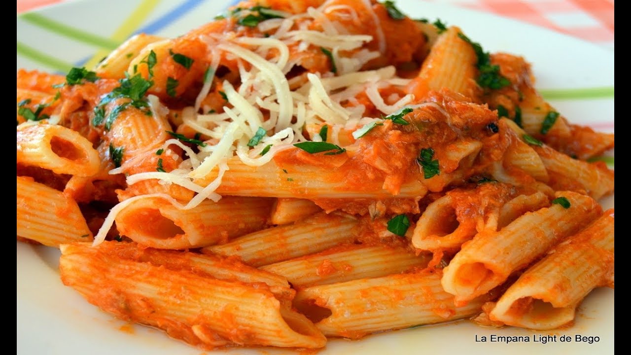 Macarrones con Tomate y Atún  Jugosos y Sabrosos