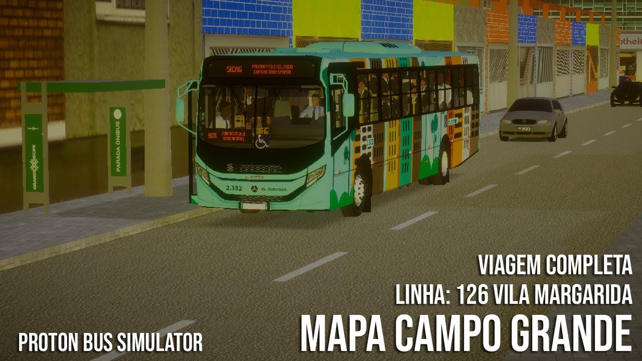 Proton Bus Simulator -  Linha 126 - Vila Margarida | Viagem Completa | G27
