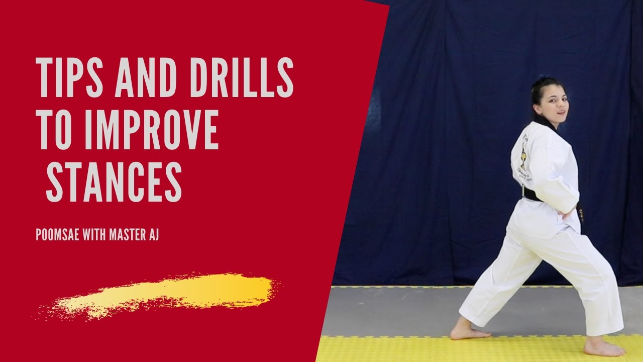 BEST Drills to Improve Your Stances | Poomsae with Master AJ