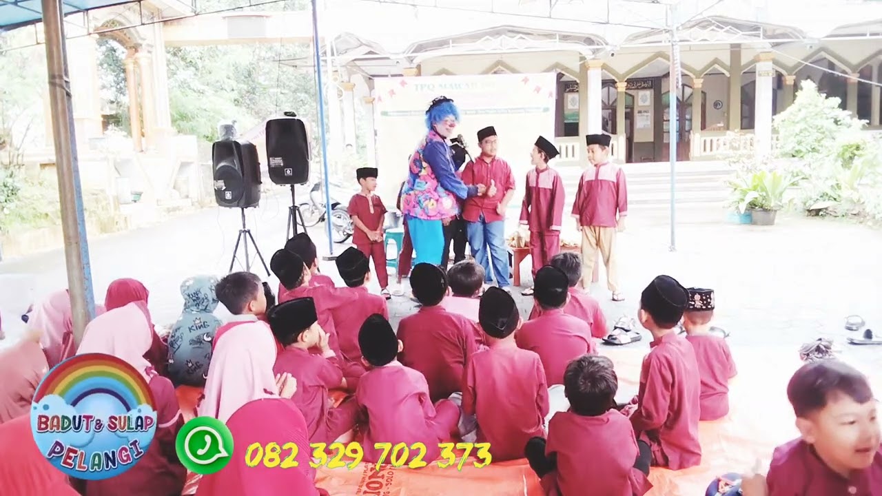 Om Badut Sanggar Pelangi 🌈http://wa.me/6282329702373#badut #viral #semuaorang