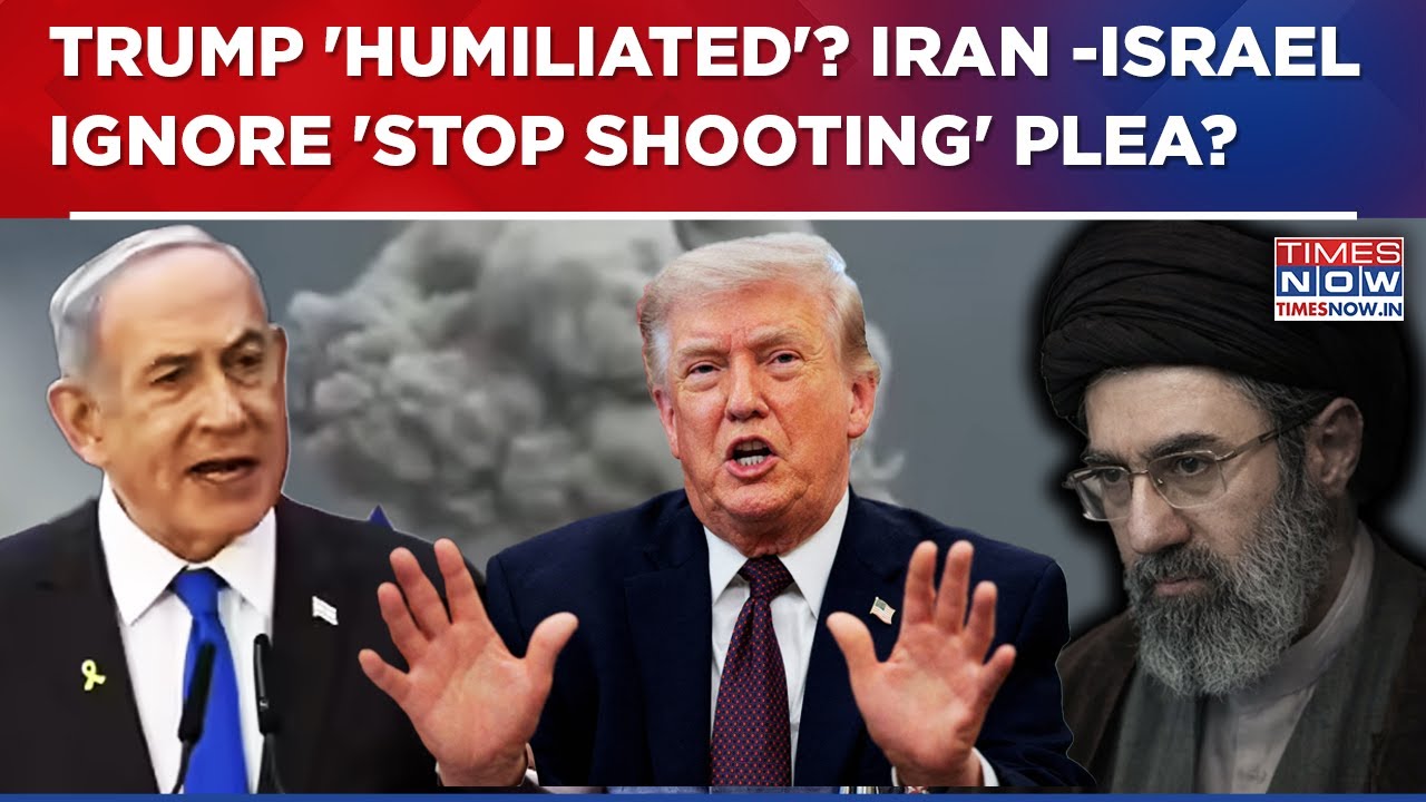 Trump's Biggest 'Snub'? US 'Stop-Shooting' Plea Ignored As Iran-Israel Conflict Explodes?