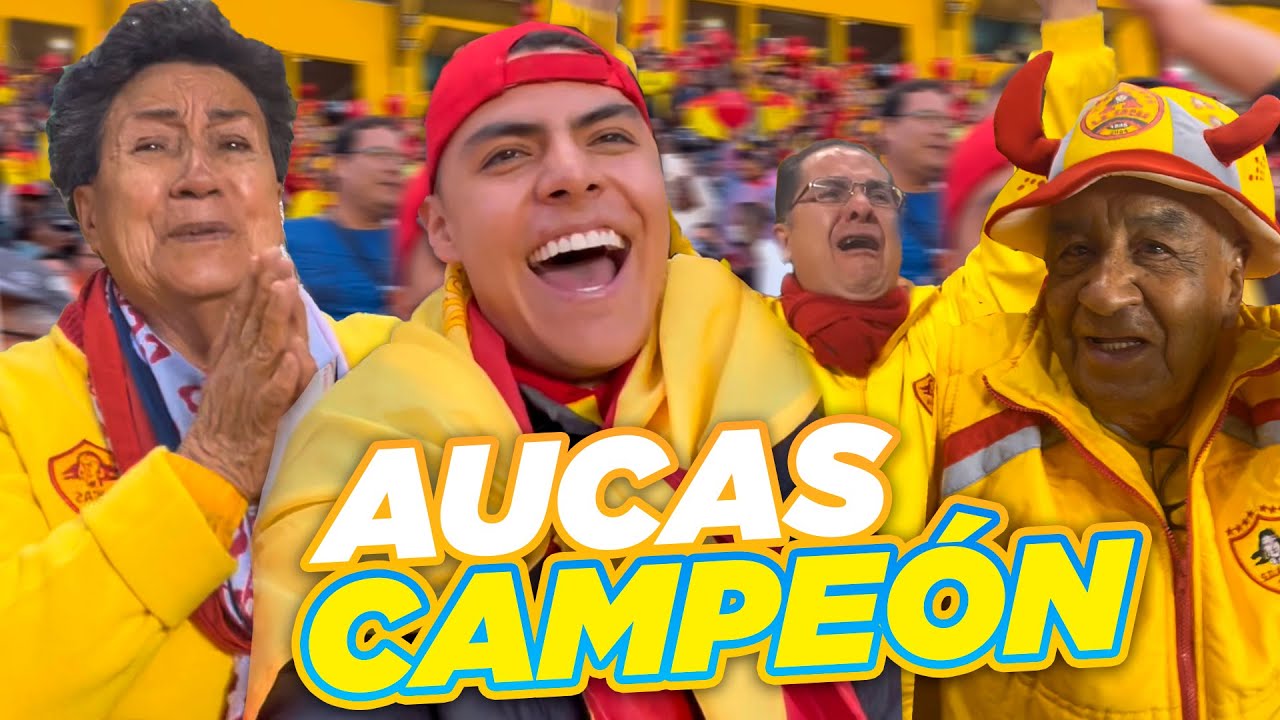 LLEVÉ A MI ABUELITO a la FINAL AUCAS vs BARCELONA!