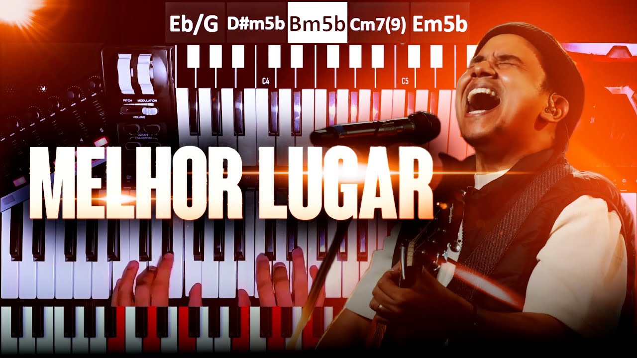 MELHOR LUGAR || TECLADO COVER/TUTORIAL || FELIPE RODRIGUES
