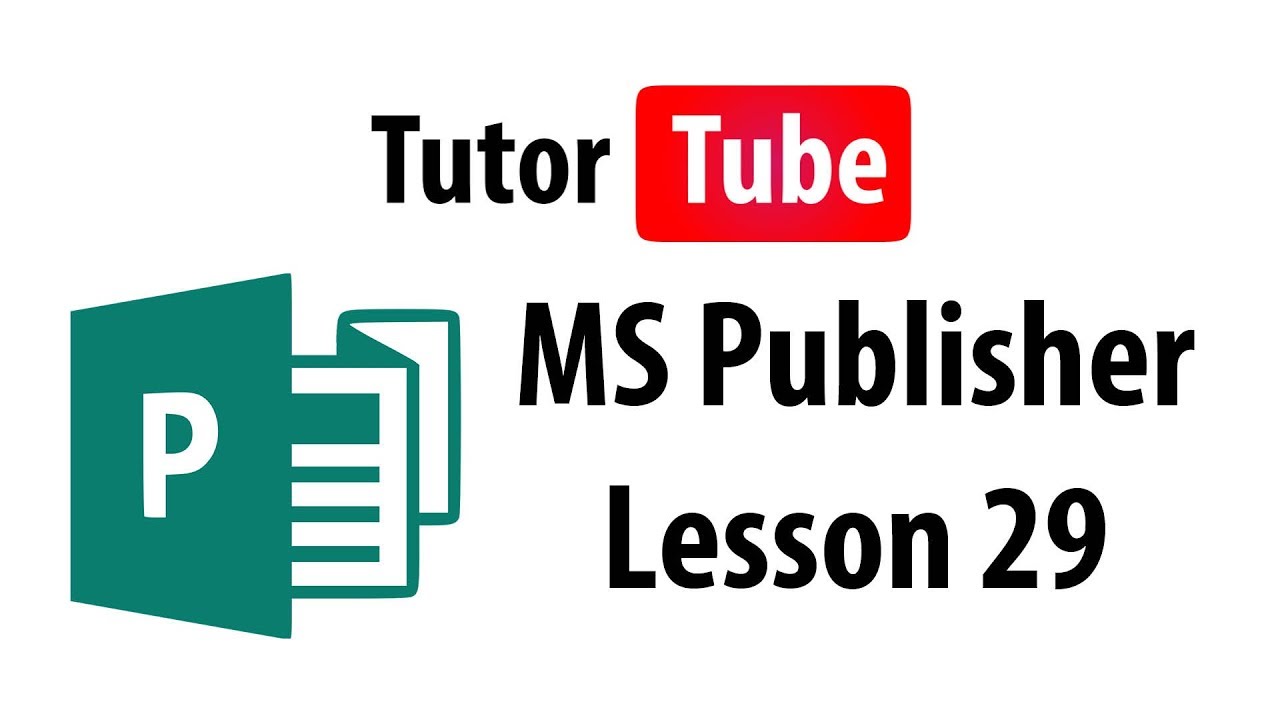 MS Publisher Tutorial - Lesson 29 - Inserting Pictures