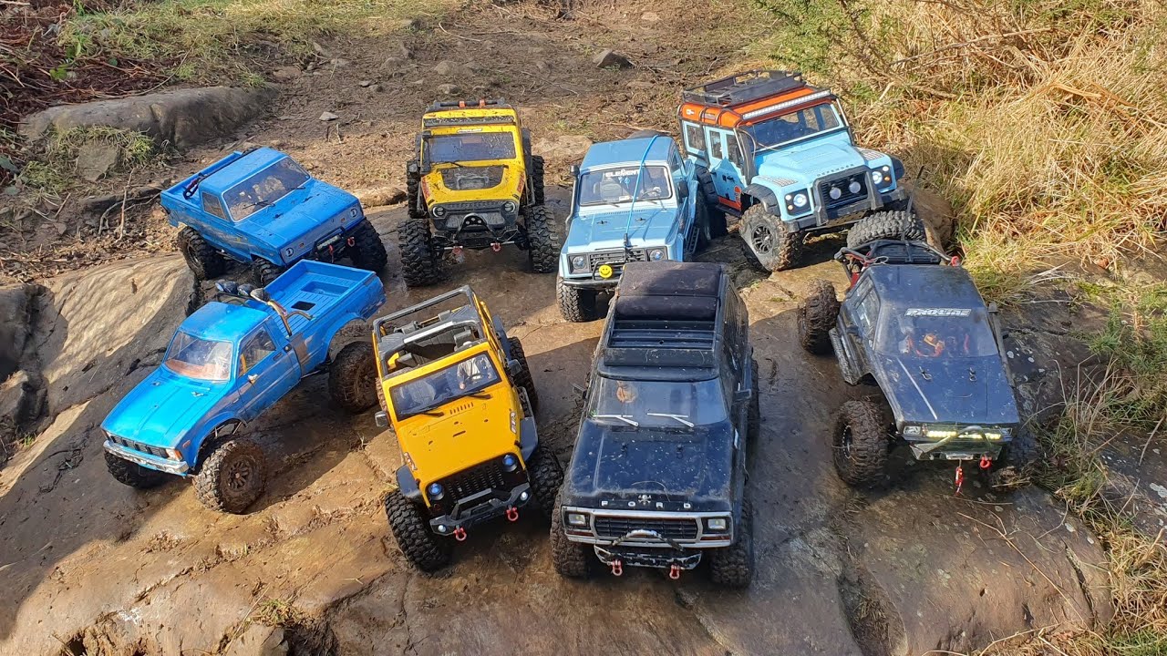 Crazy day with the crawlers #rccrawler #rccar