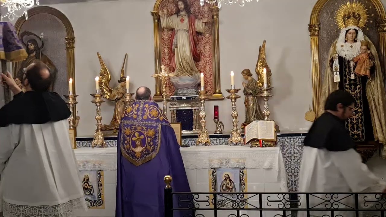 SANTA MISA TRIDENTINA! DOMINGO III DE CUARESMA POR EL RVDO PADRE ANGEL DE LA STA. CRUZ