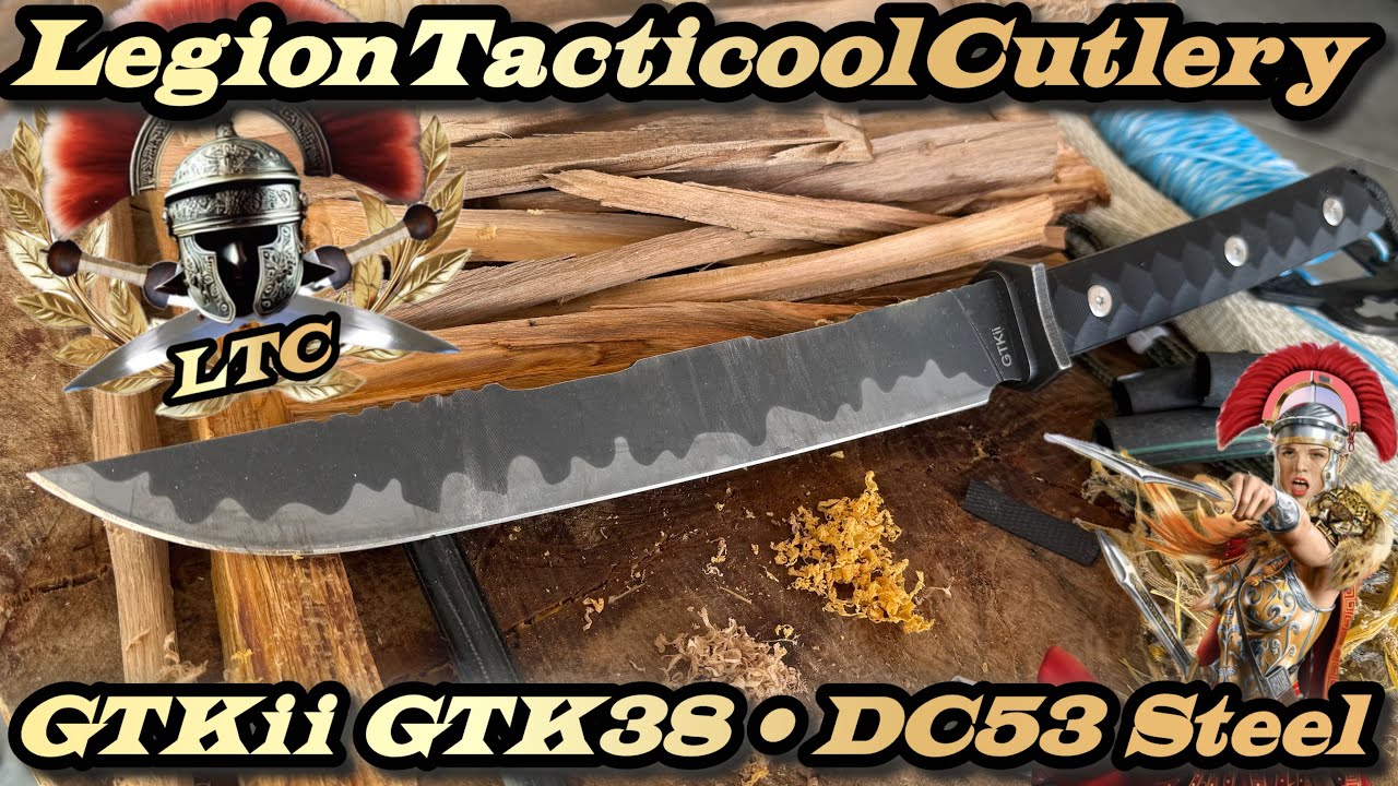 GTKii GTK38 in DC53 steel test!