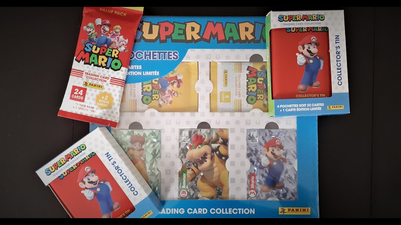 Nouveaux Items et Cartes Limitées !! TCG Super Mario !!