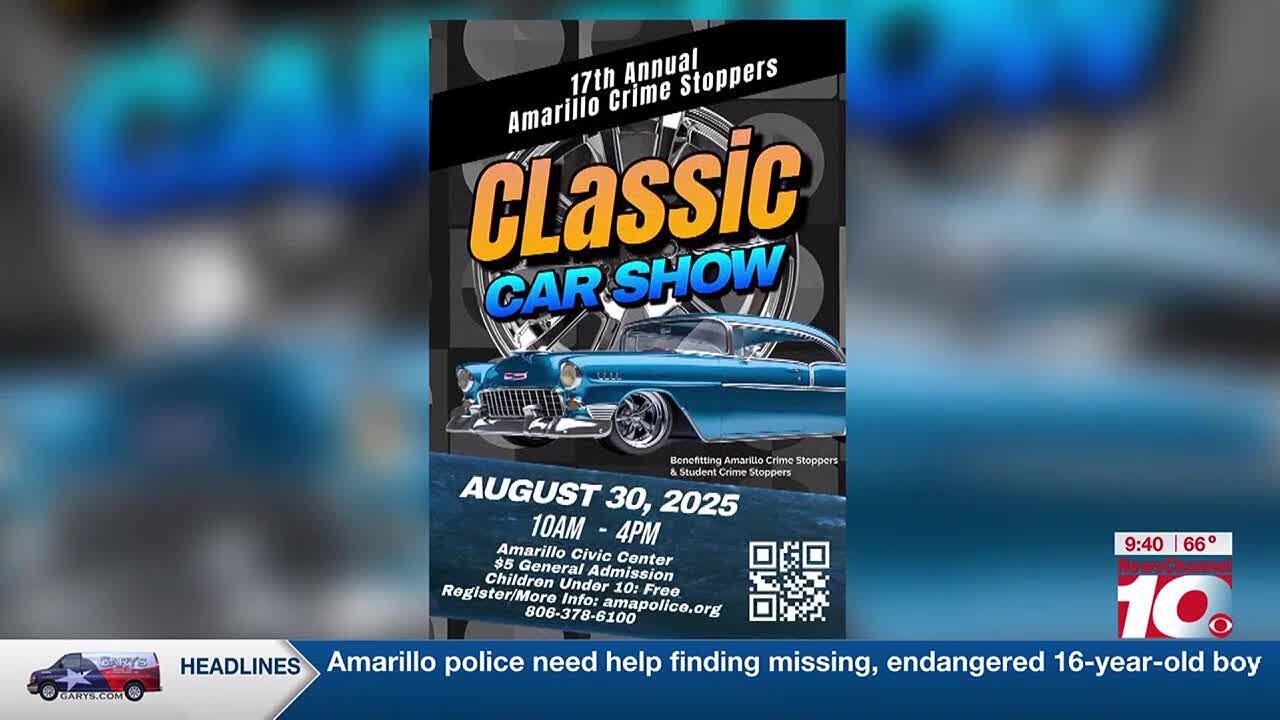 Cpl. Scott Welling highlights 17th annual Amarillo Crime Stoppers car show