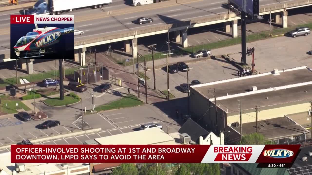 LMPD involved in downtown Louisville shooting