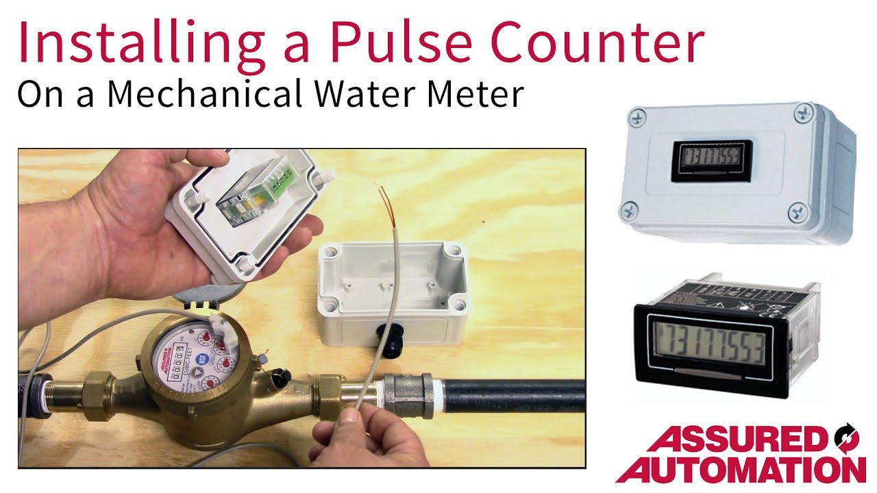 make your water flow meter into a digital water meter