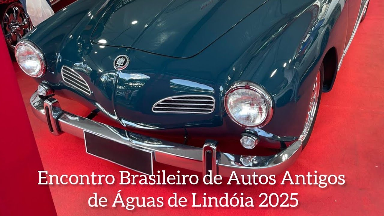 ENCONTRO DE CARROS ANTIGOS DE #ÁGUAS DE LINDÓIA# 2025