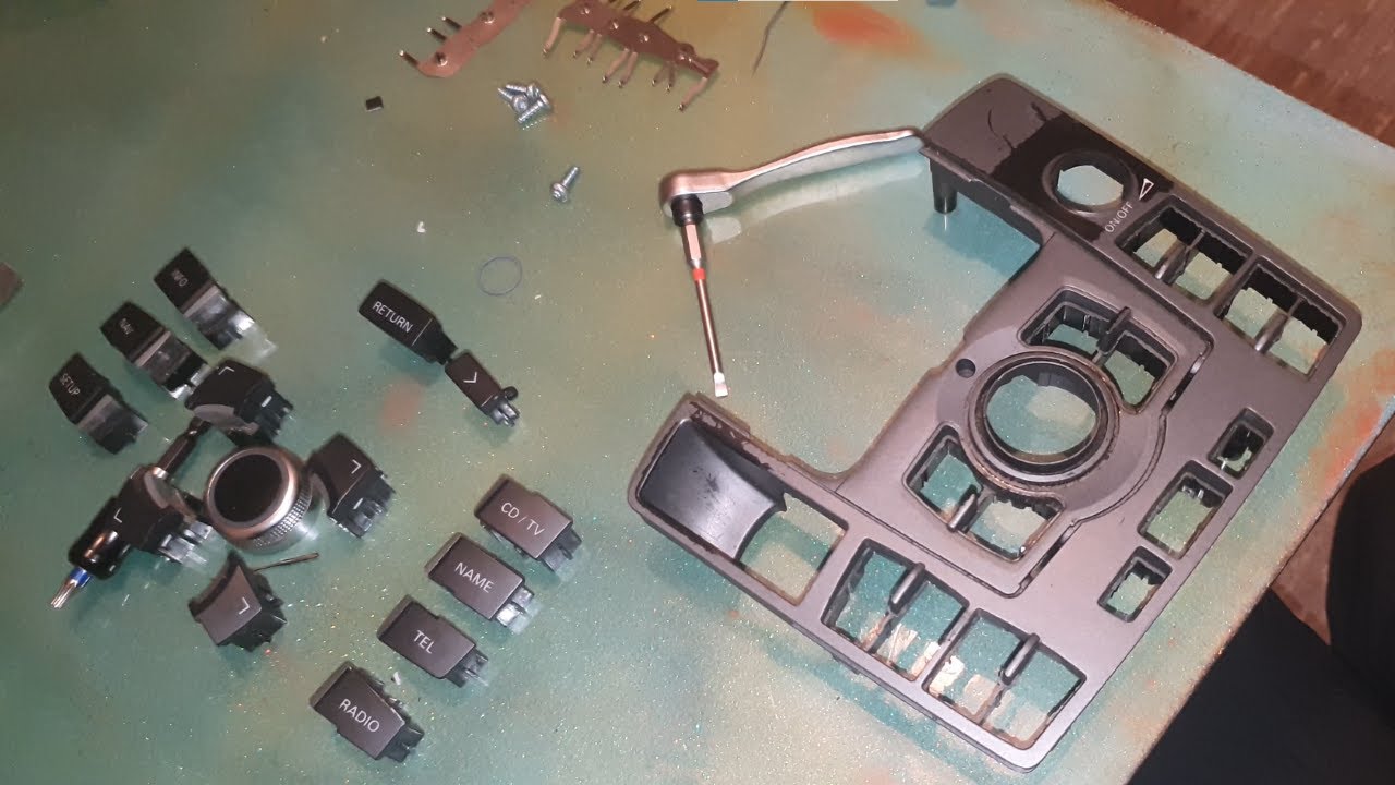 How to remove the buttons on a MMI 2G Audi 2002-2011 (A4, A5, A6, A8, Q7, RS6)