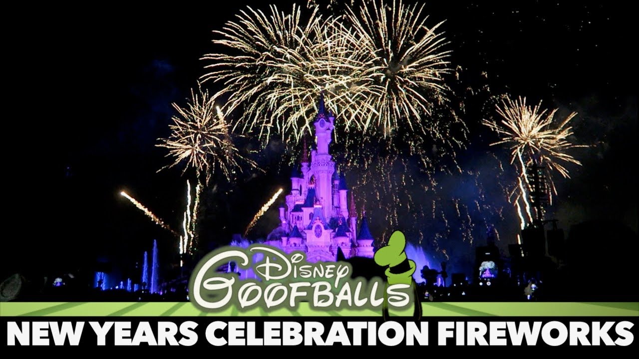 New Year Celebration Fireworks - Disneyland Paris 2018