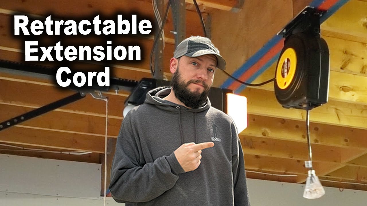 How to Hang CRST Retractable Extension Cord Reel | 55 Feet!
