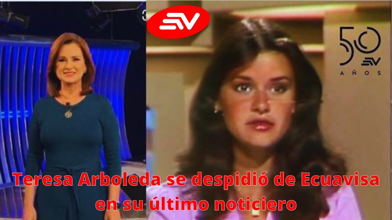 Así fue la despedida de Teresa Arboleda de Ecuavisa: su último noticiero