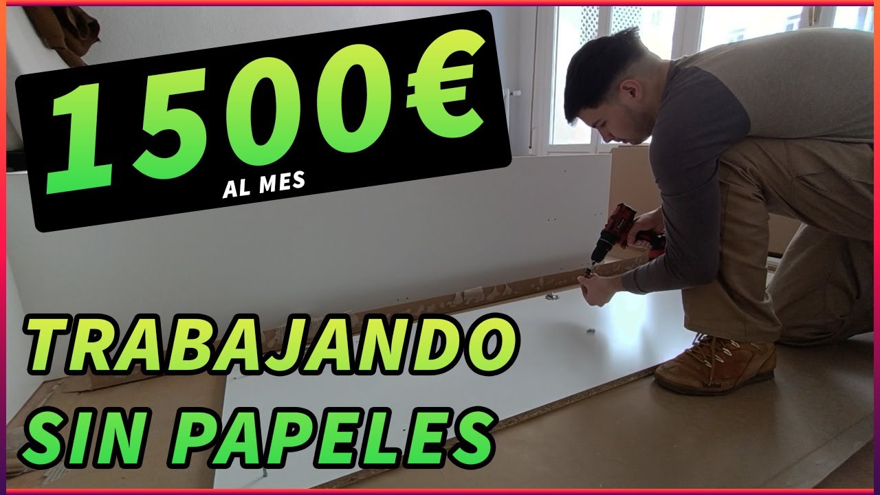 💰💪 ¡Descubre como es mi día a día MONTANDO MUEBLES en ESPAÑA SIN PAPELES!💡🛠️