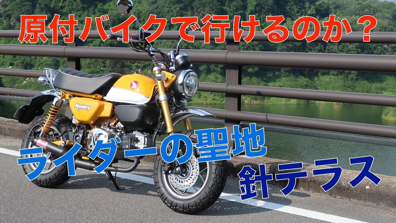 モンキー125でライダーの聖地針テラスへ150kmツーリング！原付バイクでも下道でアクセス可能です！