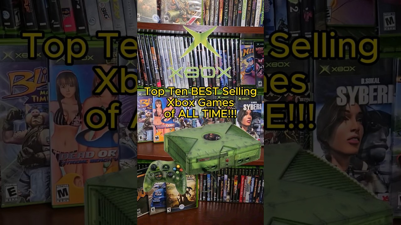 Top Ten BEST Selling Xbox Games of ALL TIME!!! #xbox #topten #retrogaming