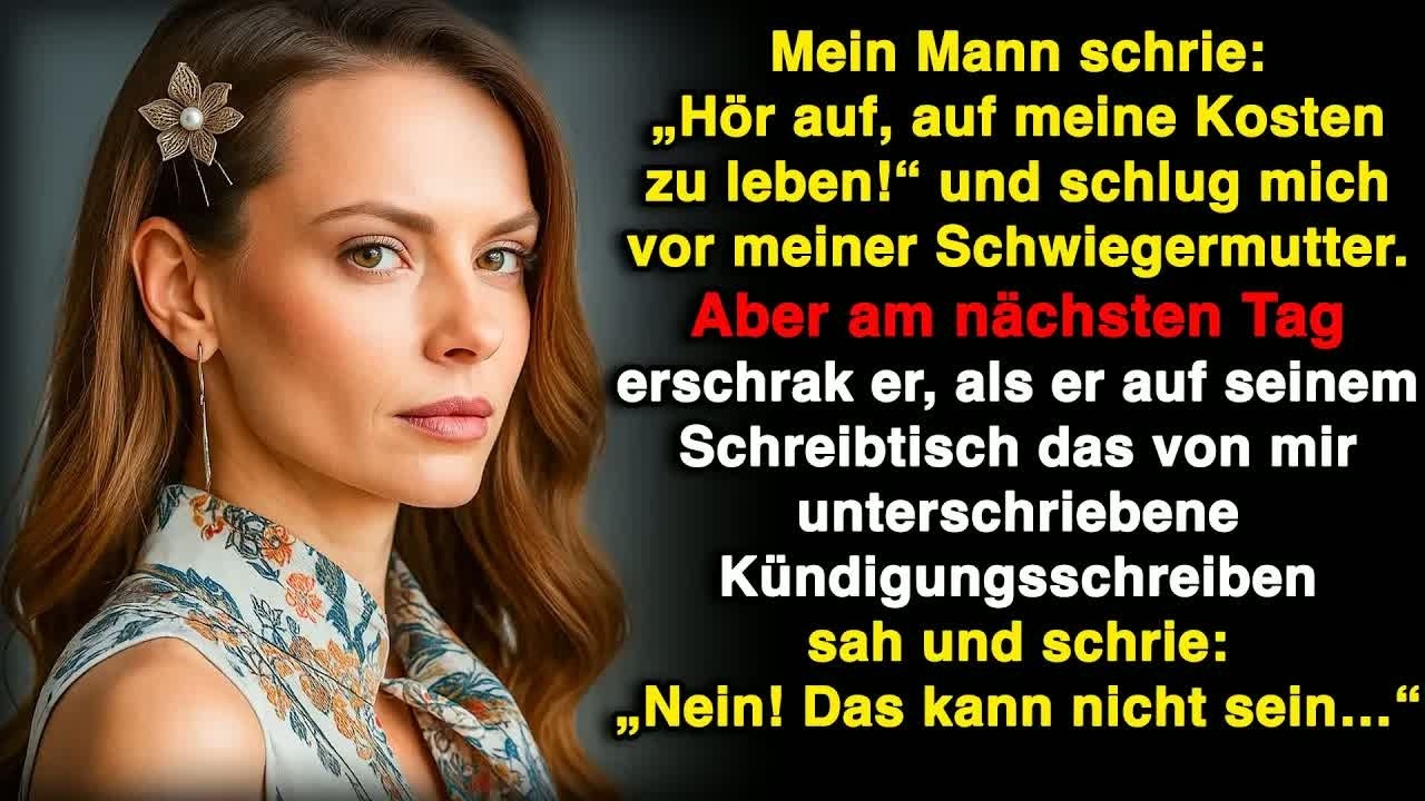 Mein Mann schrie： ＂Hör auf, auf mich angewiesen zu sein!＂ Heute bin ich seine Chefin