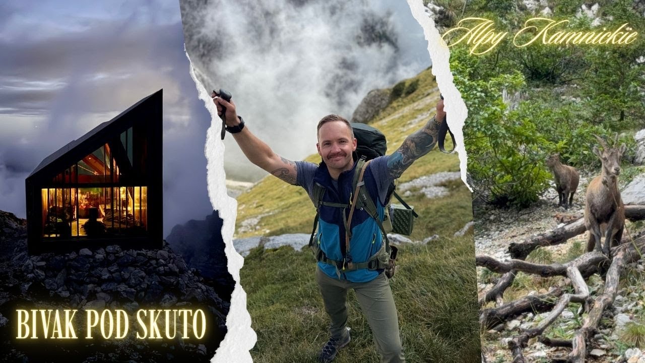 Najpiękniejszy dziki biwak w moim życiu Bivak pod Skuto Slovenia