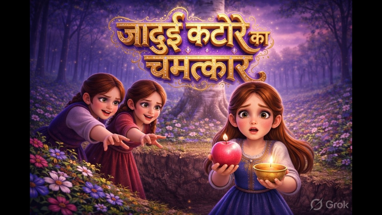 जादुई कटोरे का चमत्कार | जादुई सेब का रहस्य | लालच की खौफनाक कहानी | Fairy Tale Animation