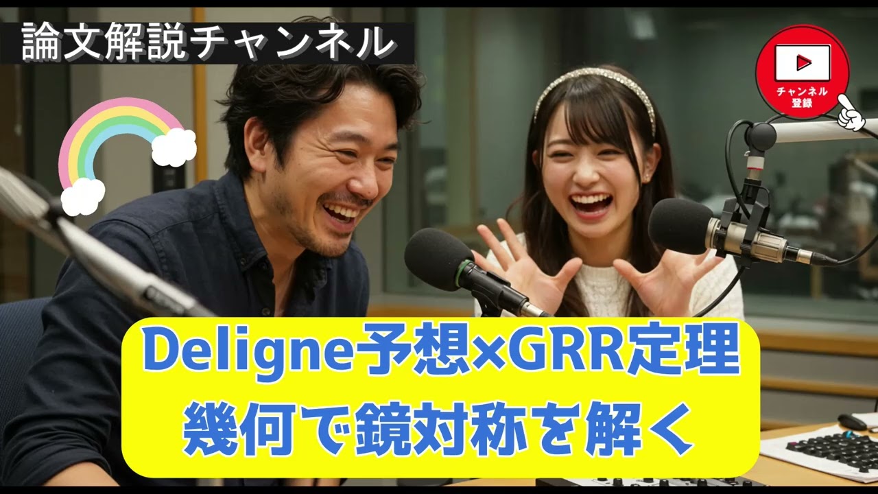 【論文解説】Deligne予想×GRR定理：幾何で鏡対称を解く