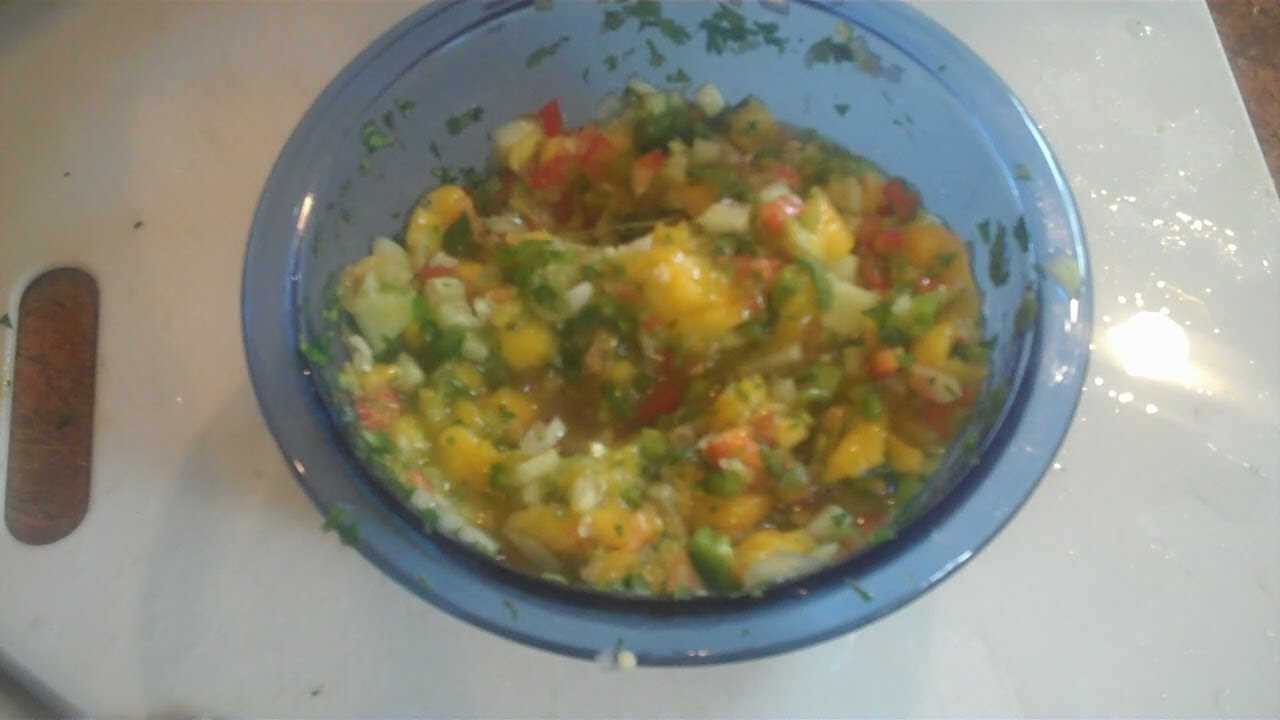 Mango Salsa : Cooking with Junkyard