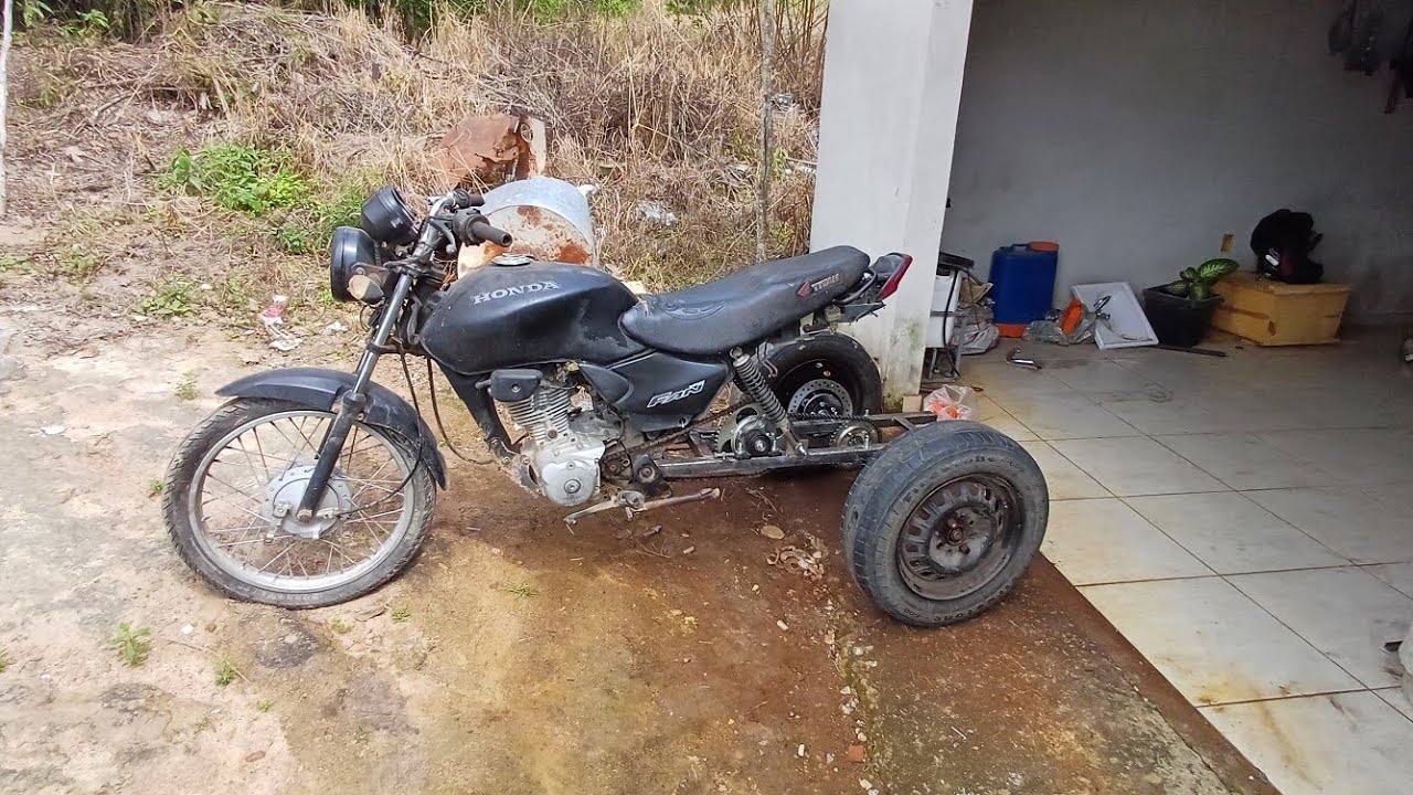 triciclo caseiro (parte 2 )