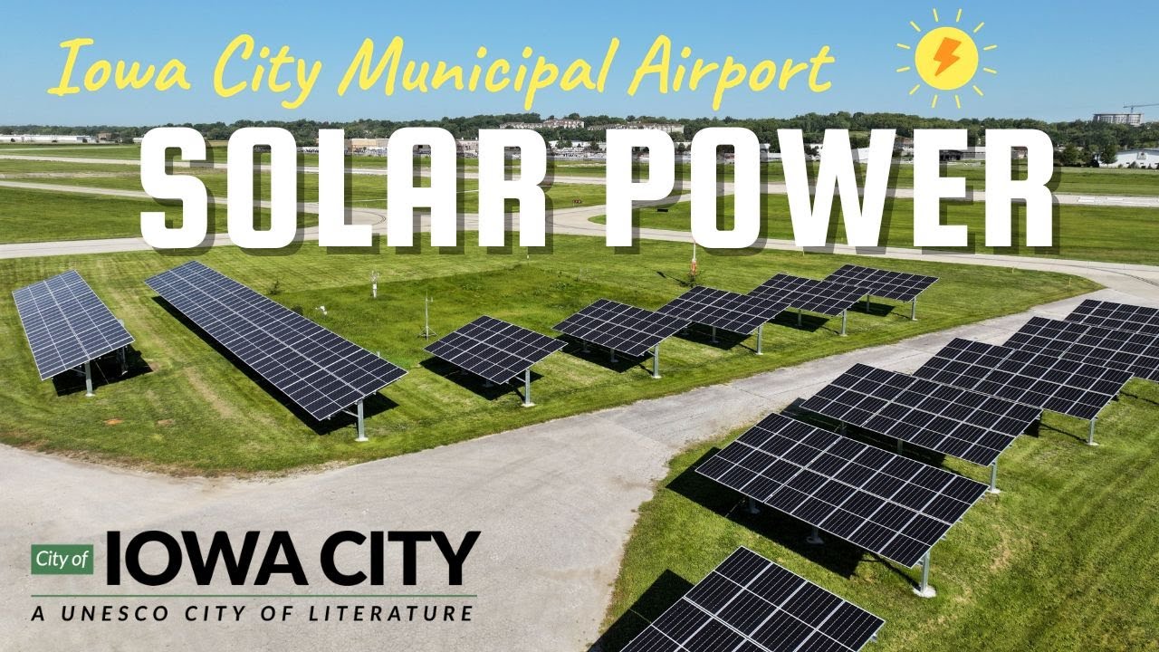 Solar Array at the Iowa City Airport