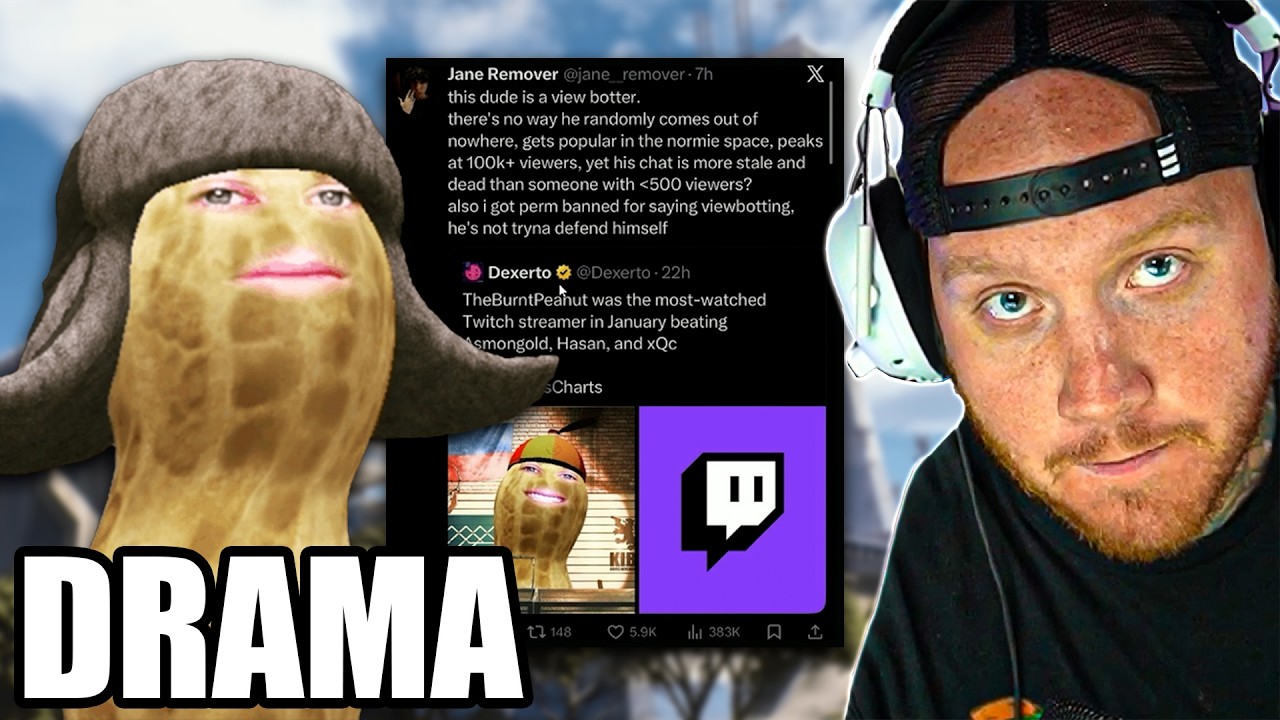 TIMTHETATMAN REACTS TO BURNT PEANUT DRAMA