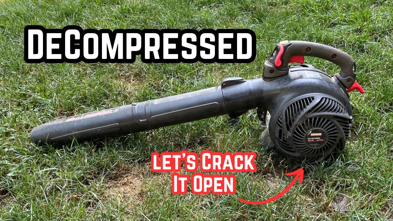 Low Compression Blower Vac Teardown - 2012 Craftsman/Poulan 25cc
