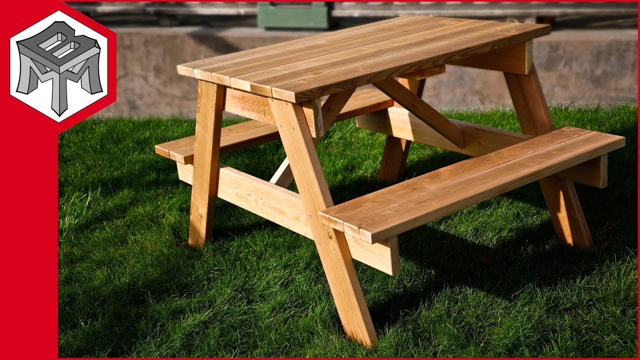 How to Make a Picnic Table - Plans and Instructions