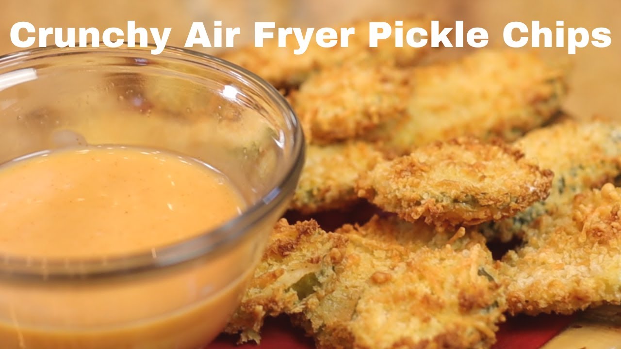 Super Crunchy Air Fryer Pickles  | The Best Air Fryer Dill Pickles