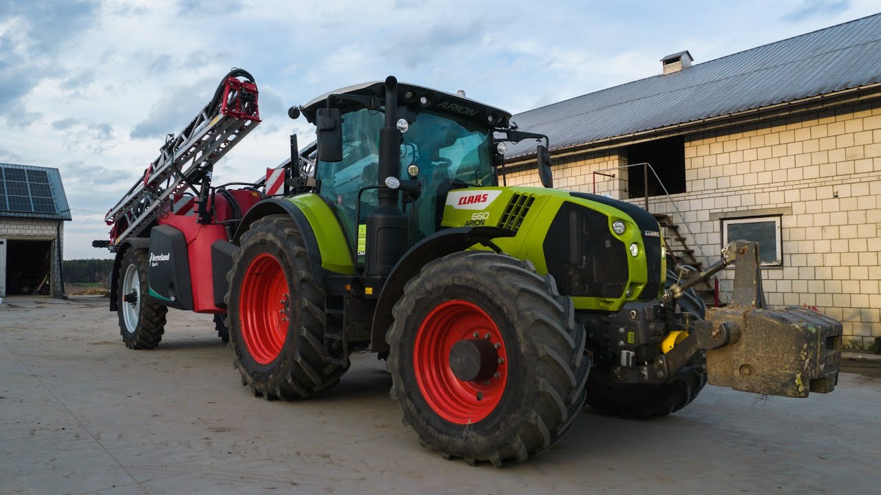 ☆ Nowy Opryskiwacz W GR Frączek!!! ☆ RSM Na Zboża 2025 ☆ Kverneland iXtrack T4 & Claas Arion 660 ☆